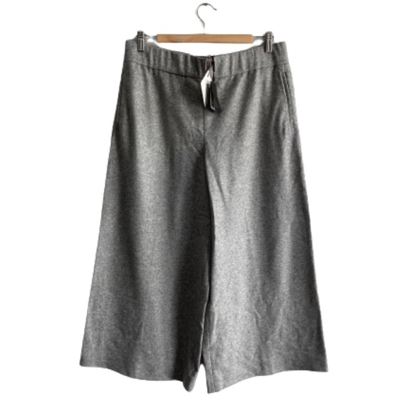 MASSIMO DUTTI | cropped grey pants - Picture 1 of 8